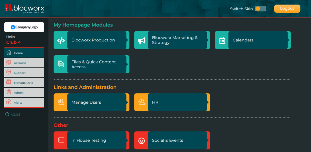 Blocworx No code software